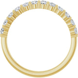 14K Yellow 1/2 CTW Lab-Grown Diamond Anniversary Band