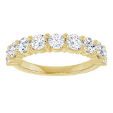 14K Yellow 9/10 CTW Lab-Grown Diamond Anniversary Band