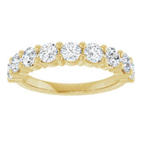 14K Yellow 9/10 CTW Lab-Grown Diamond Anniversary Band