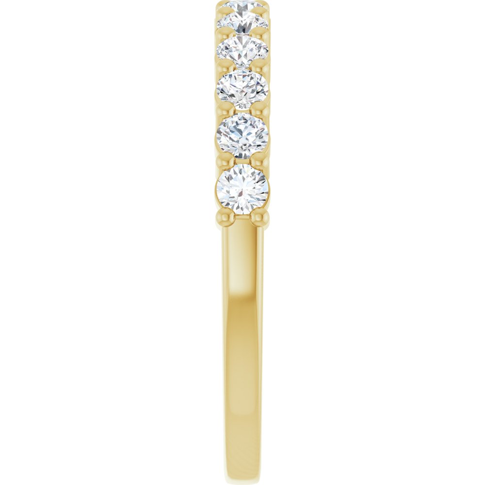 14K Yellow 1/2 CTW Lab-Grown Diamond Anniversary Band