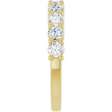 14K Yellow 9/10 CTW Natural Diamond Anniversary Band