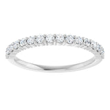 14K White 1/4 CTW Natural Diamond Anniversary Band