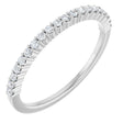 Platinum 1/6 CTW Natural Diamond Anniversary Band