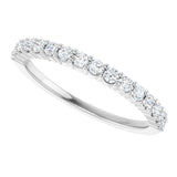 Platinum 1/4 CTW Natural Diamond Anniversary Band
