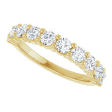 14K Yellow 9/10 CTW Natural Diamond Anniversary Band