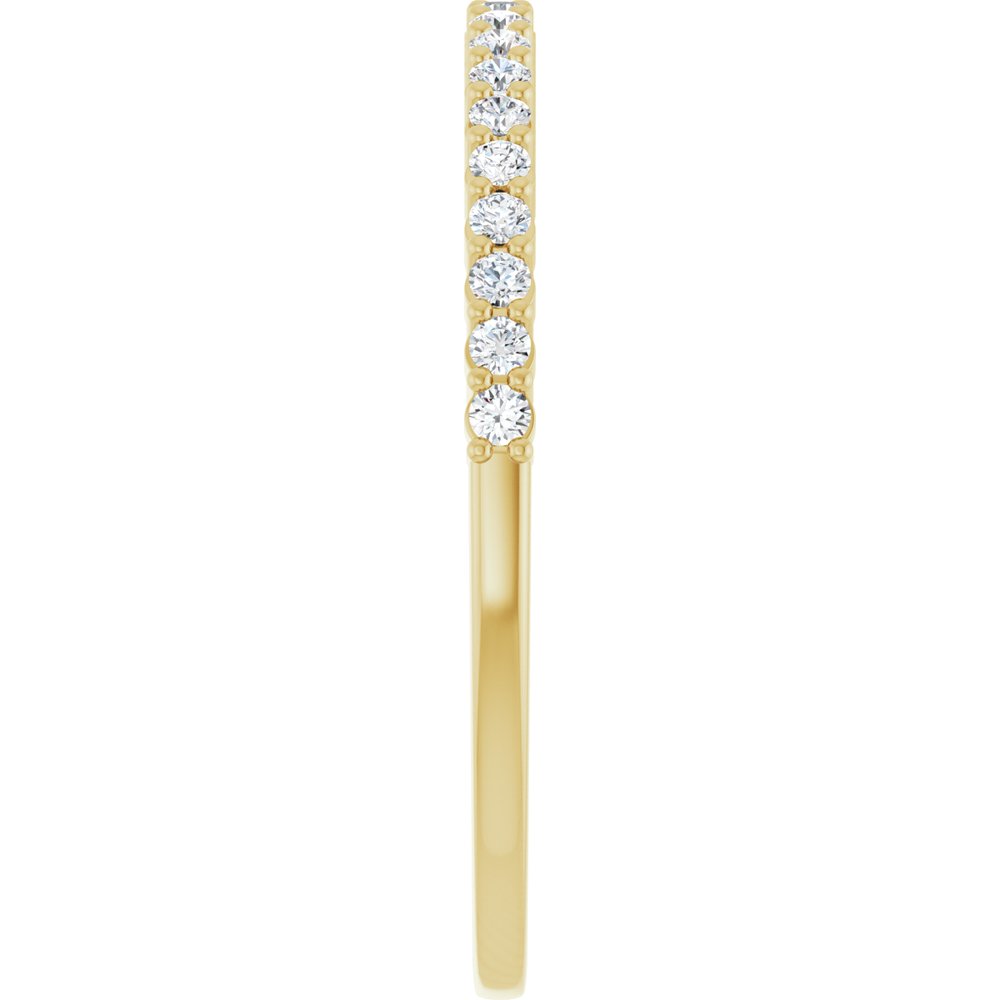 14K Yellow 1/6 CTW Natural Diamond Anniversary Band