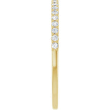 14K Yellow 1/6 CTW Natural Diamond Anniversary Band