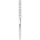 14K White 1/6 CTW Natural Diamond Anniversary Band