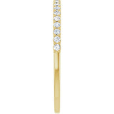 14K Yellow 1/6 CTW Natural Diamond Anniversary Band