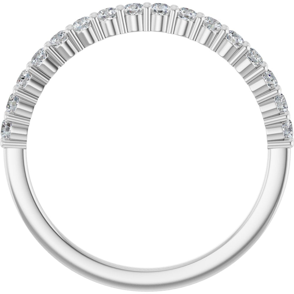 Platinum 1/4 CTW Natural Diamond Anniversary Band