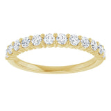 14K Yellow 1/2 CTW Lab-Grown Diamond Anniversary Band