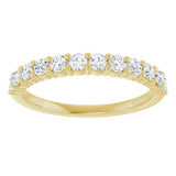 14K Yellow 1/2 CTW Lab-Grown Diamond Anniversary Band