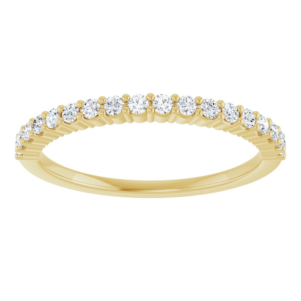 14K Yellow 1/4 CTW Lab-Grown Diamond Anniversary Band