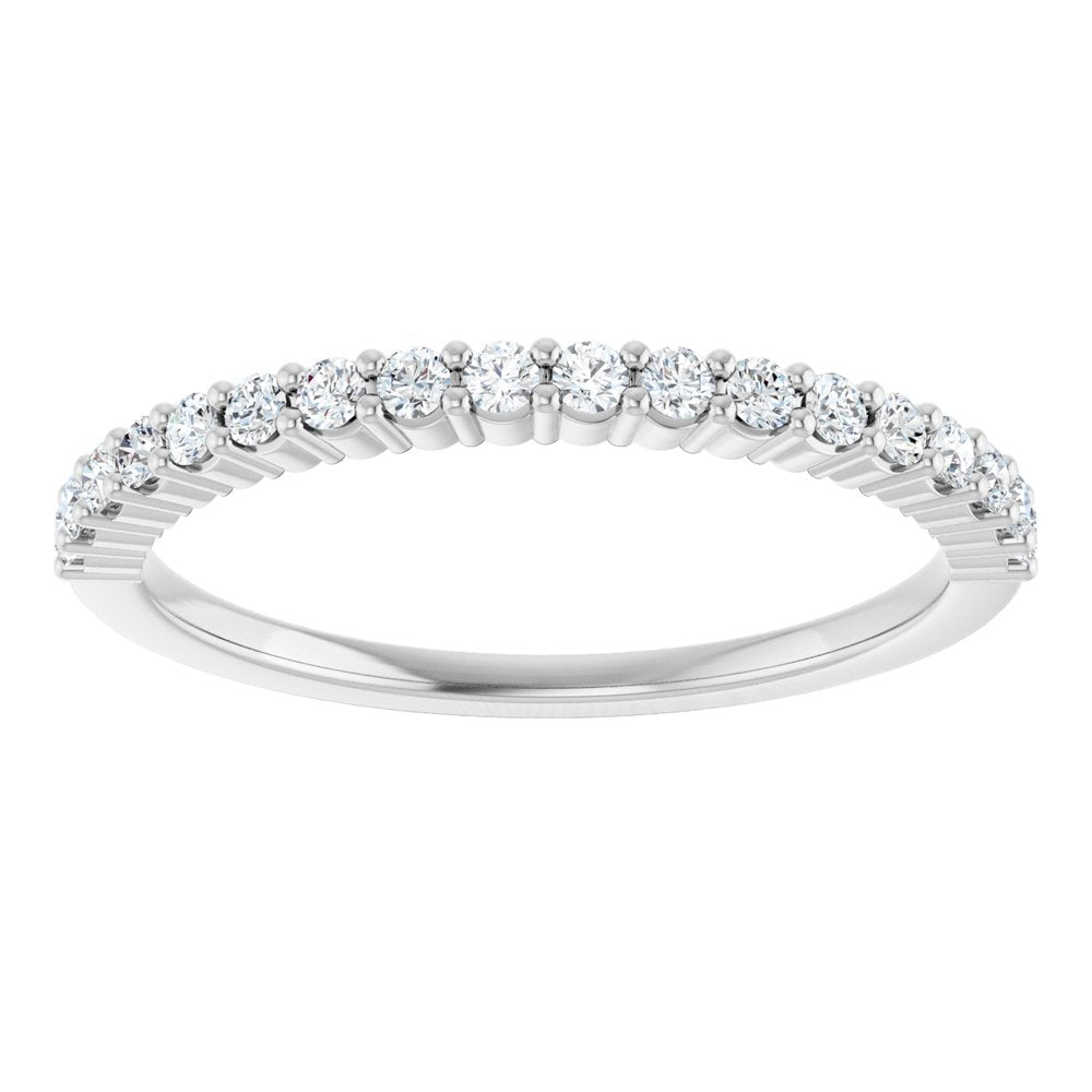 14K White 1/4 CTW Lab-Grown Diamond Anniversary Band