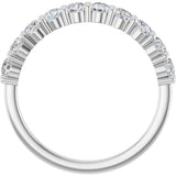 14K White 3/4 CTW Natural Diamond Anniversary Band