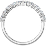 14K White 3/4 CTW Lab-Grown Diamond Anniversary Band