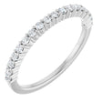 14K White 1/4 CTW Natural Diamond Anniversary Band