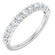 14K White 1/2 CTW Natural Diamond Anniversary Band