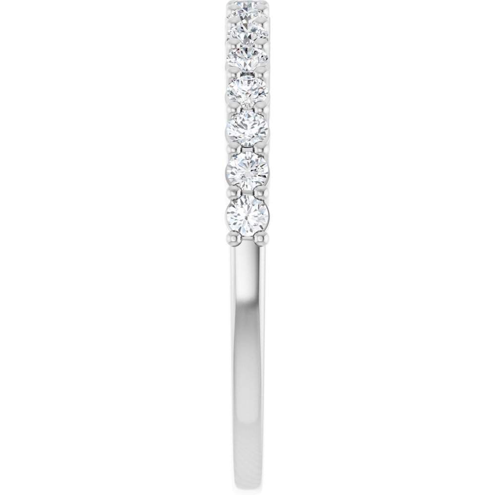 Platinum 1/4 CTW Natural Diamond Anniversary Band