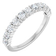 14K White 1/2 CTW Natural Diamond Anniversary Band