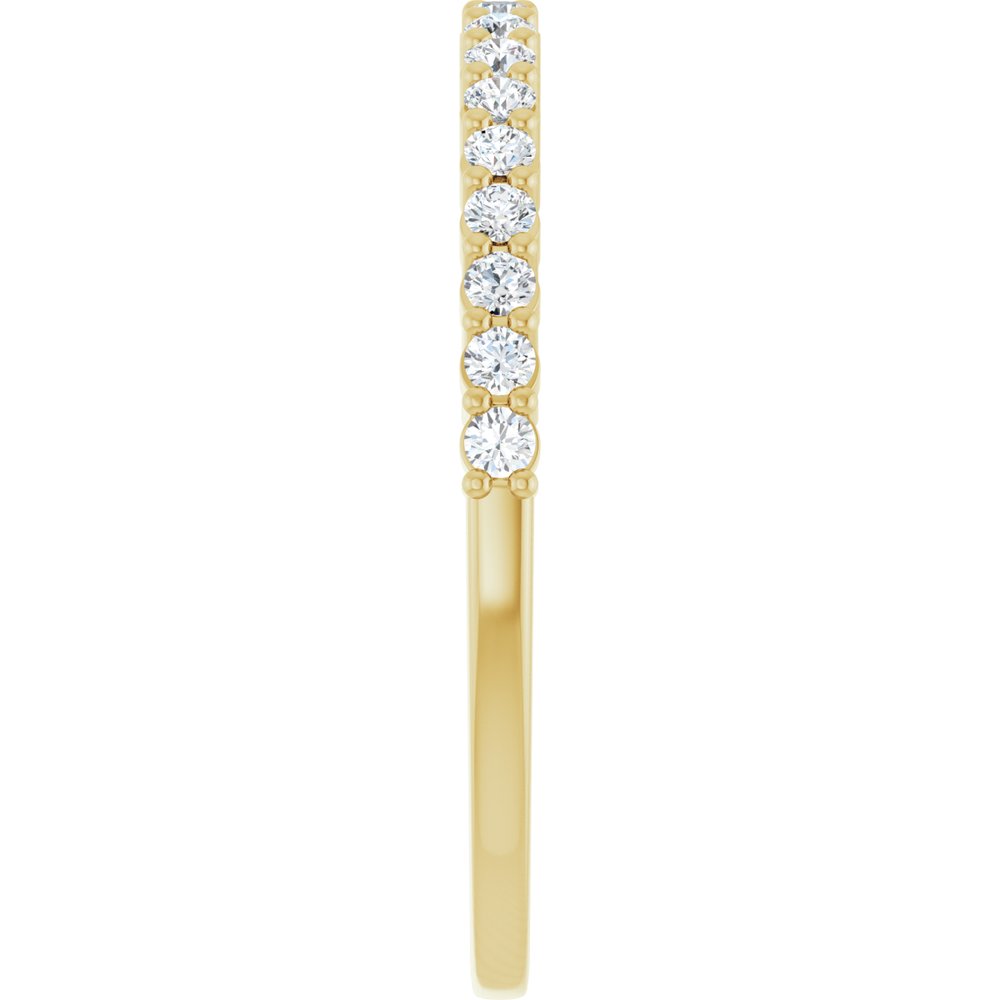 14K Yellow 1/4 CTW Lab-Grown Diamond Anniversary Band