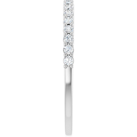 14K White 1/4 CTW Lab-Grown Diamond Anniversary Band