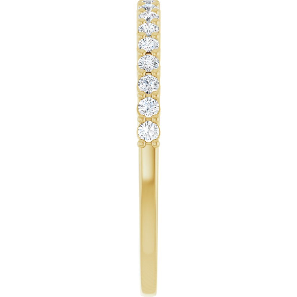 14K Yellow 1/4 CTW Lab-Grown Diamond Anniversary Band