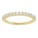 14K Yellow 1/4 CTW Natural Diamond Anniversary Band