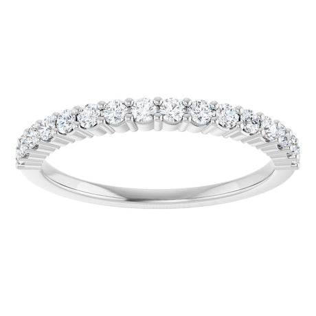 Platinum 1/4 CTW Natural Diamond Anniversary Band