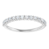 14K White 1/4 CTW Natural Diamond Anniversary Band