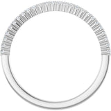 Platinum 1/8 CTW Natural Diamond Anniversary Band