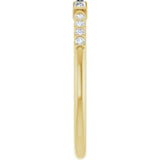 14K Yellow 1/6 CTW Natural Diamond Anniversary Band