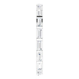 Platinum 1/2 CTW Natural Diamond Eternity Band Size 6.5