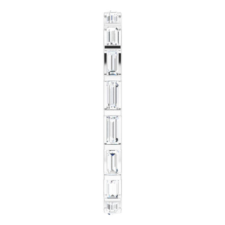 Platinum 1/2 CTW Natural Diamond Eternity Band Size 6.5