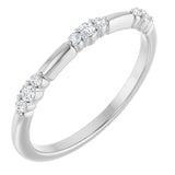 14K White Gold 1/8 CTW Lab-Grown Diamond Stackable Ring