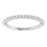 14K White 1/5 CTW Natural Diamond Anniversary Band