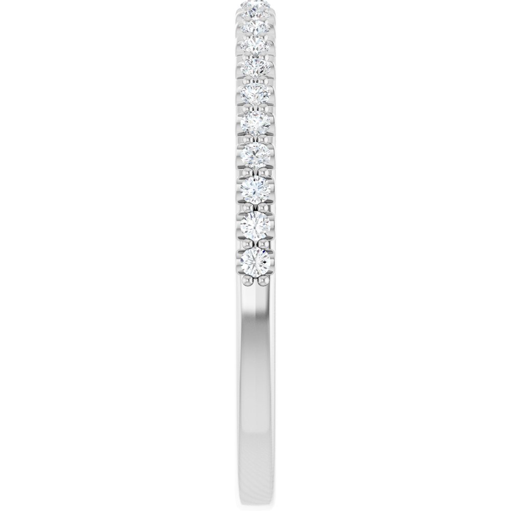 14K White 1/5 CTW Natural Diamond Anniversary Band