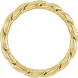 14K Yellow 2.8 mm Rope Band