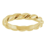 14K Yellow 2.8 mm Rope Band