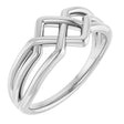 Sterling Silver Criss-Cross Ring