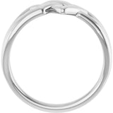 Sterling Silver Criss-Cross Ring