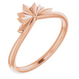 14K Rose Star Ring