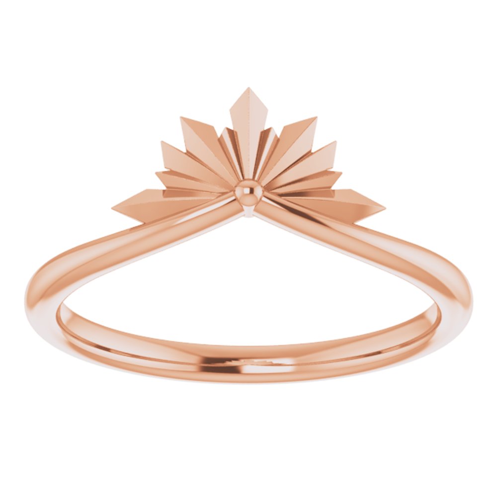 14K Rose Star Ring