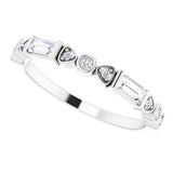 14K White 1/4 CTW Natural Diamond Anniversary Band