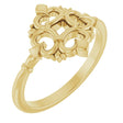 14K Yellow Vintage-Inspired Ring