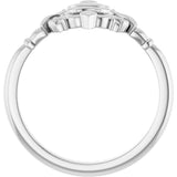 Sterling Silver Vintage-Inspired Ring