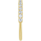 14K Yellow Gold 7/8 CTW Natural Diamond Anniversary  Band