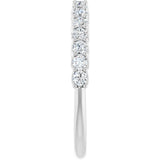 14K White 1/2 CTW Lab-Grown Diamond Anniversary Band