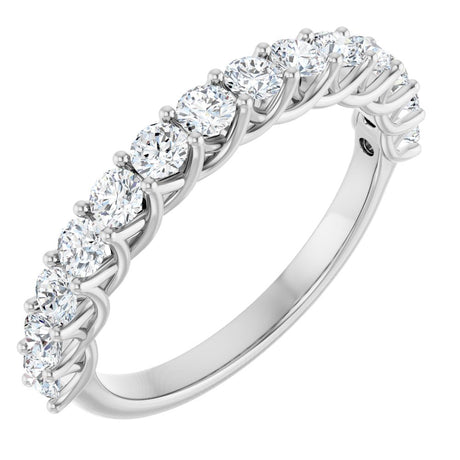 14K White Gold 7/8 CTW Lab-Grown Diamond Anniversary Band