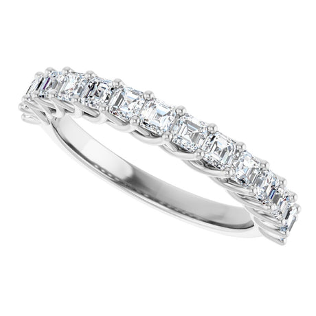 14K White Gold 1 1/8 CTW Natural Diamond Anniversary Band